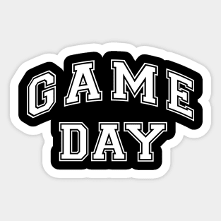 Game Day Of Football Lover Funny Quote Sticker